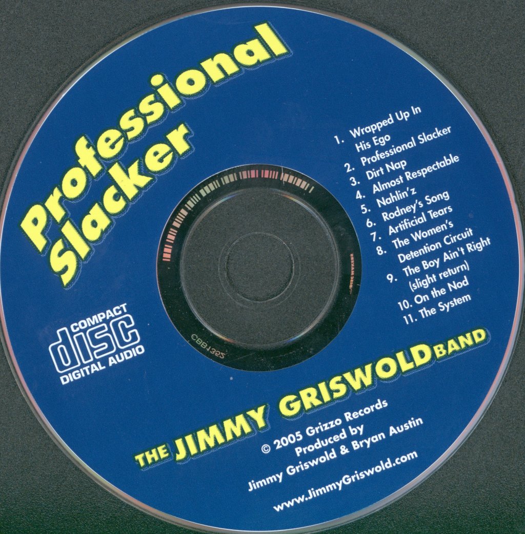 Jimmy Griswold Band - Professional Slacker - Cd