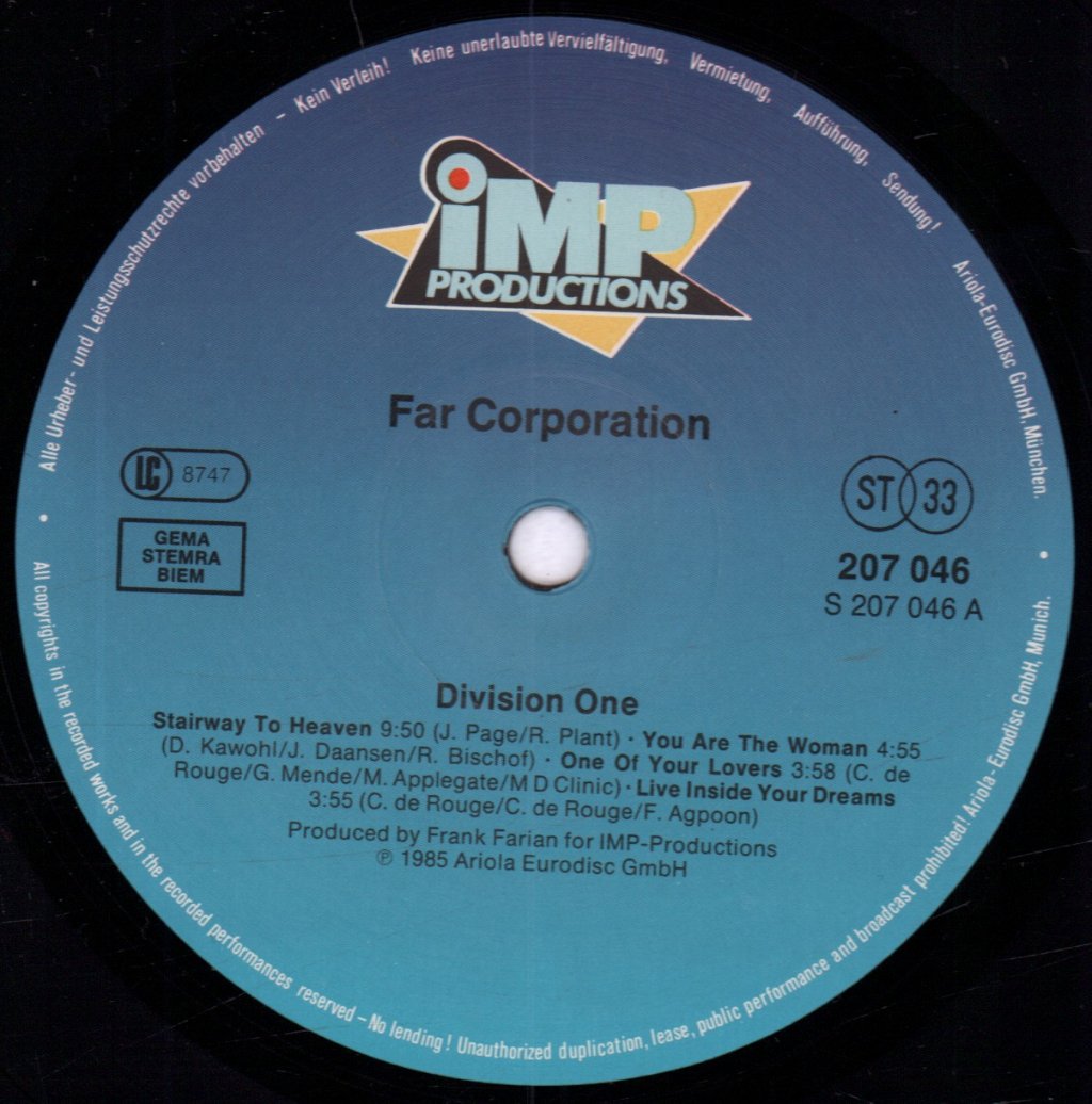 Far Corporation - Division One - Lp