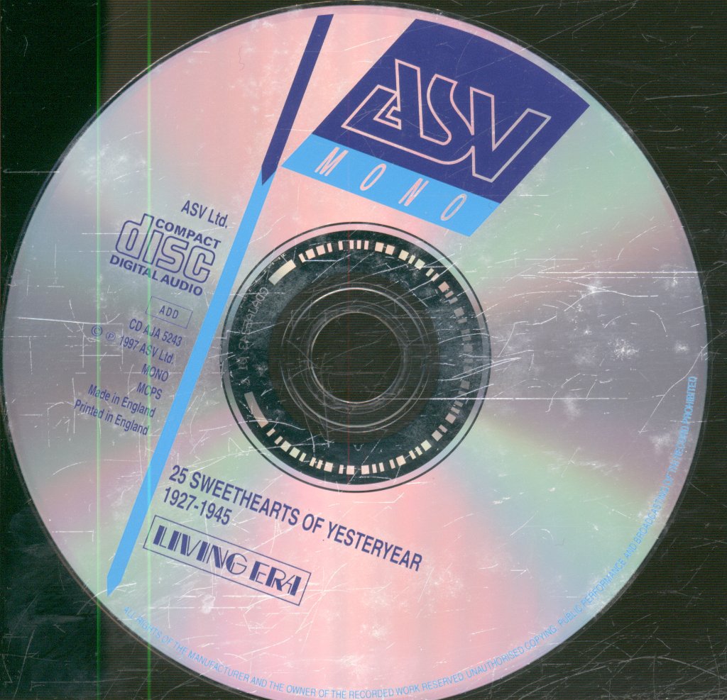 Various Artists - 25 Sweethearts Of Yesteryear 1927-1945 - Cd