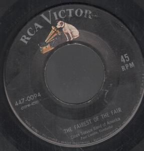Cities Service Band Of America - Fairest Of The Fair - 7 Inch