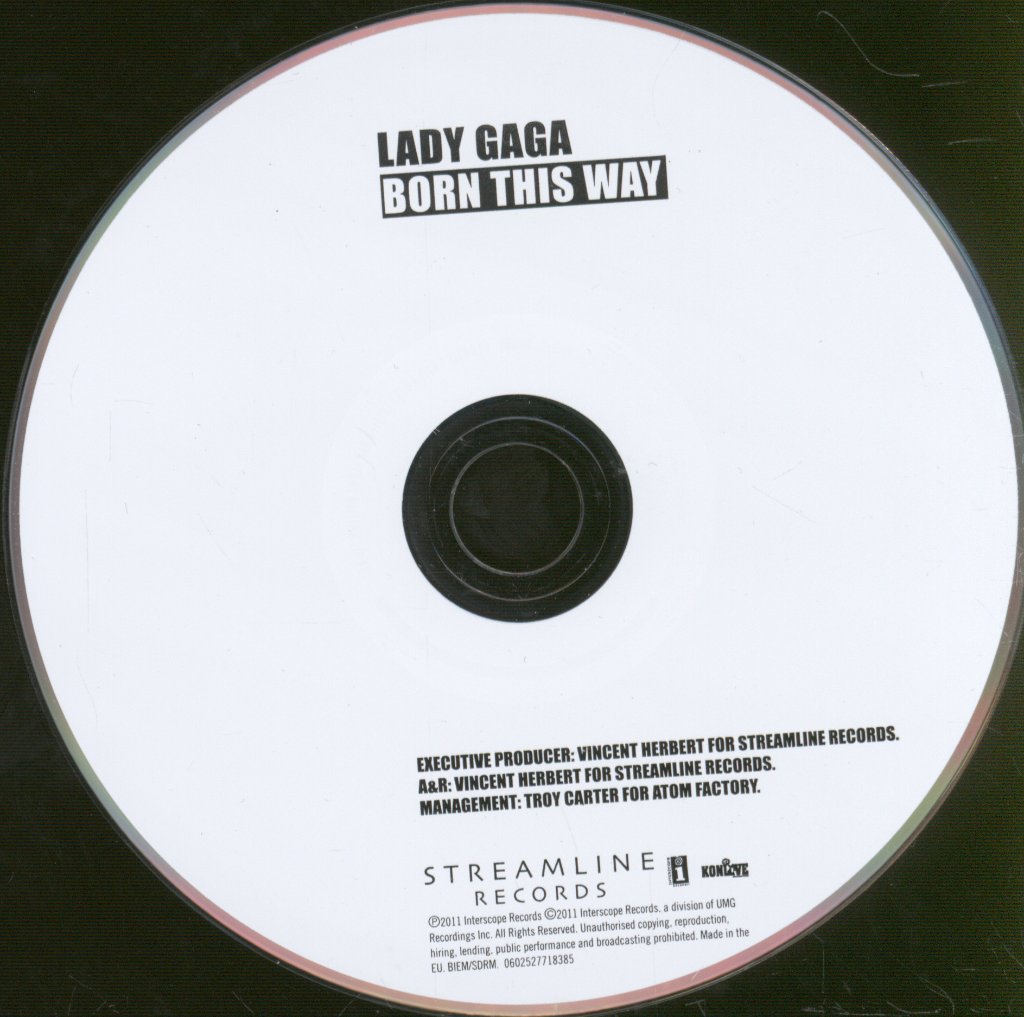Lady Gaga - Born This Way - Cd