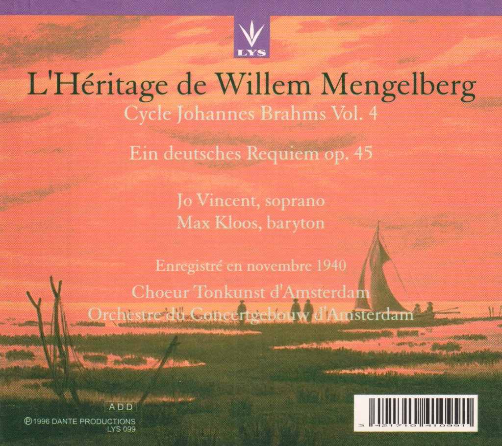 Willem Mengelberg - L' Heritage de Willem Mengelberg - Cd