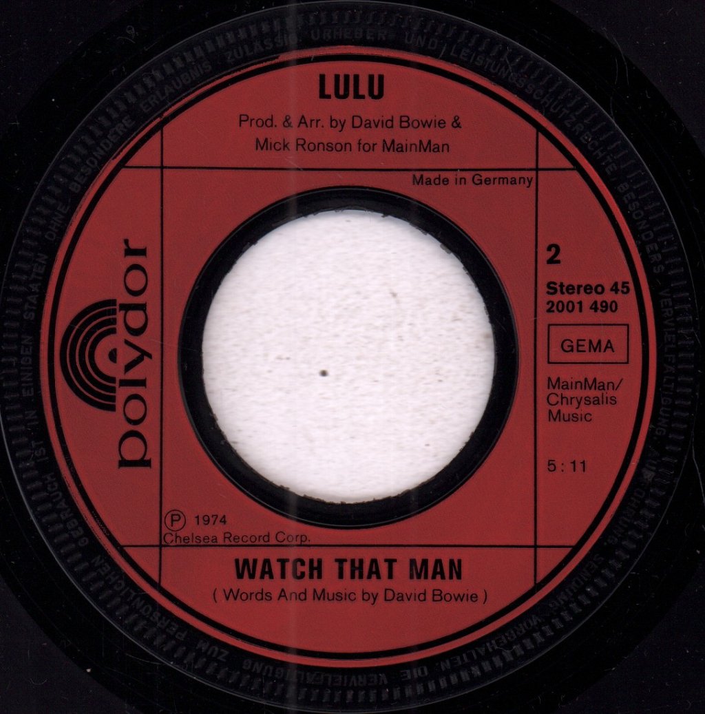 Lulu - Man Who Sold The World - 7 Inch