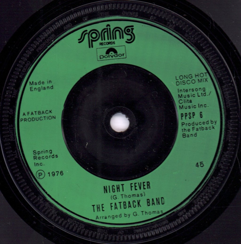 Fatback Band - Night Fever - 7 Inch