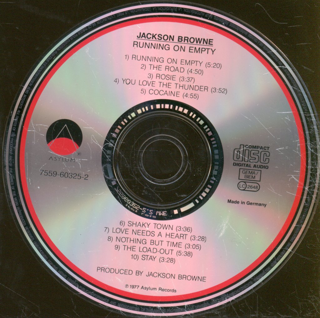 Jackson Browne - Running On Empty - Cd