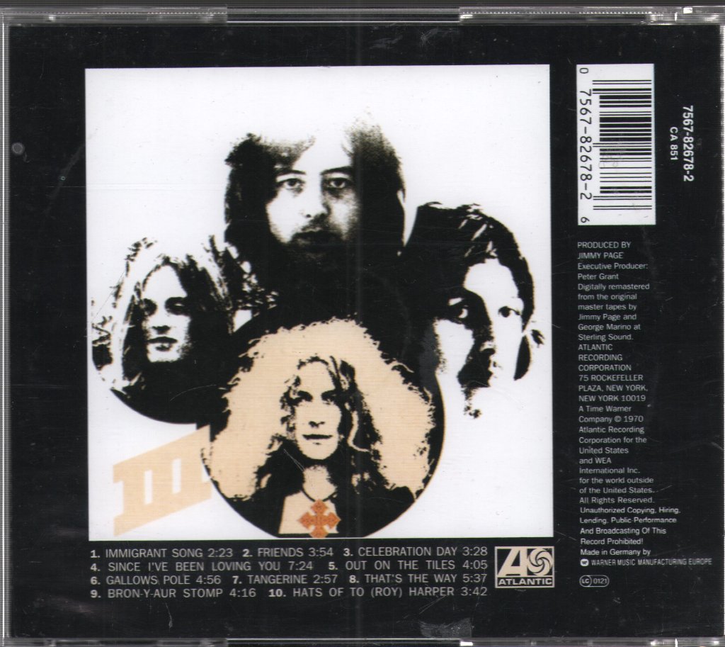 Led Zeppelin - Led Zeppelin III - Cd