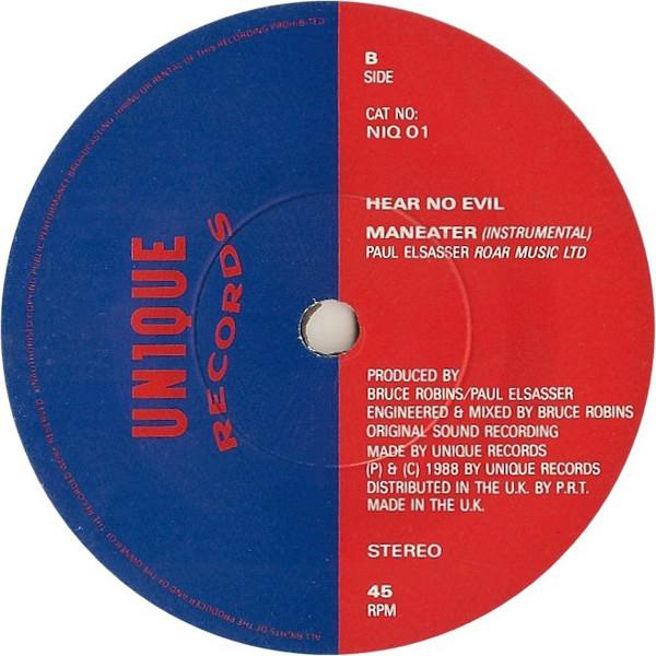 Hear No Evil - Maneater - 7 Inch