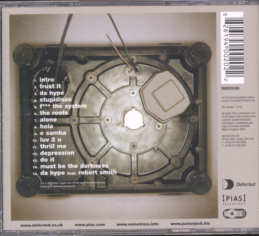 Junior Jack - Trust It - Cd