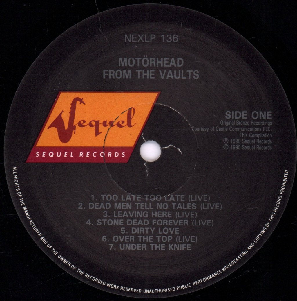 Motorhead - From The Vaults - Lp