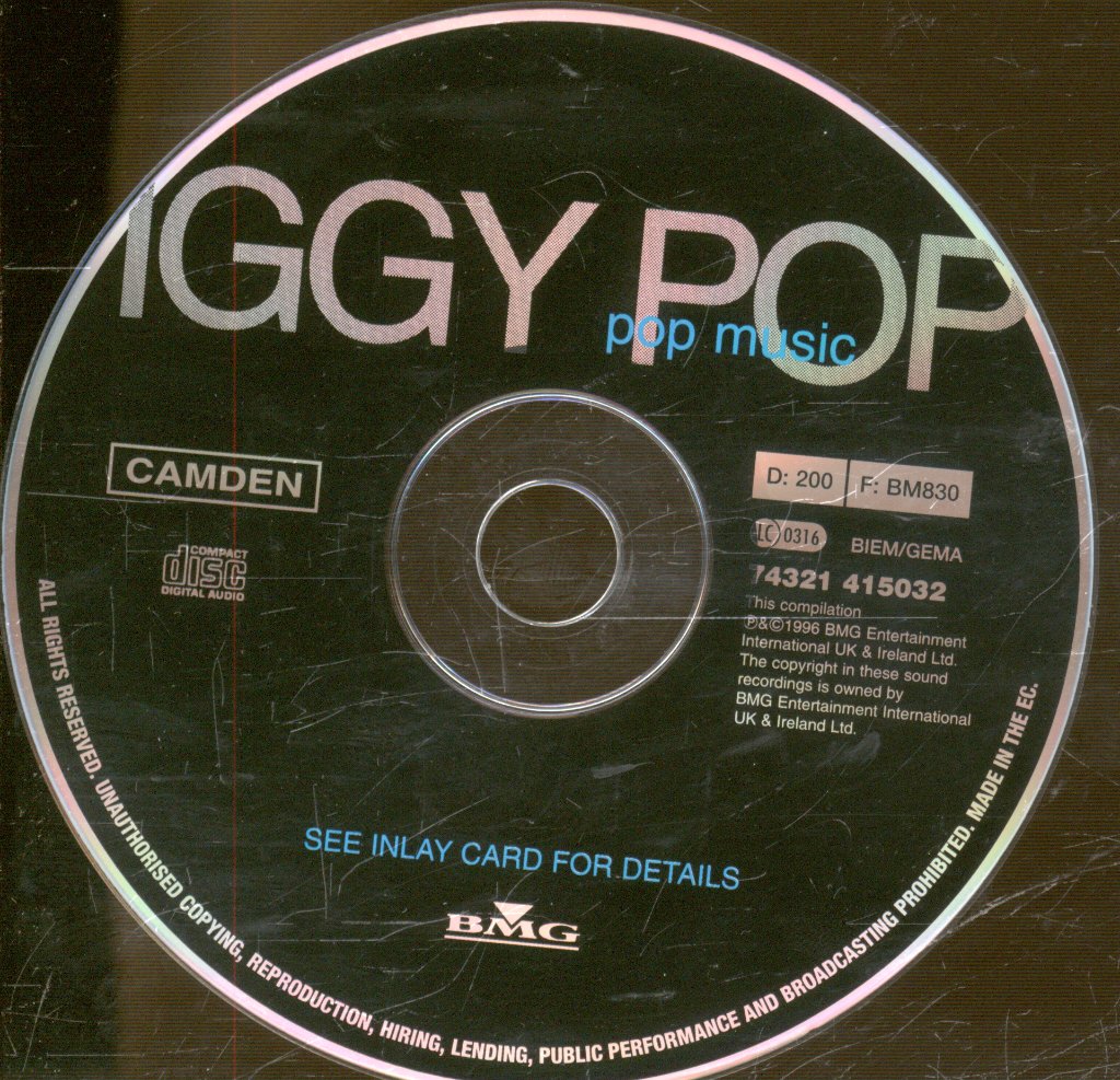 Iggy Pop - Pop Music - Cd