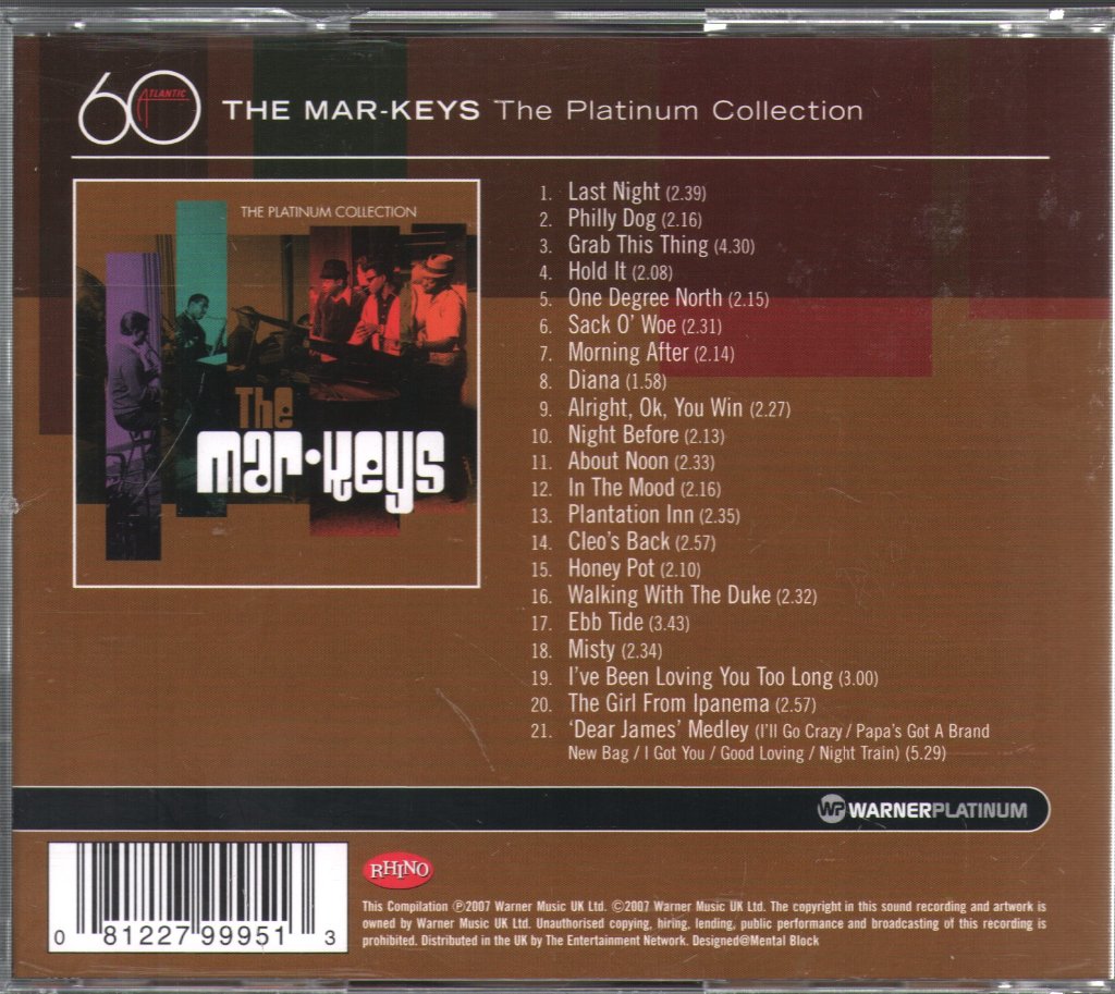 Mar-Keys - Platinum Collection - Cd