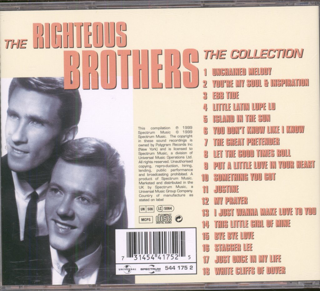 Righteous Brothers - Collection - Cd