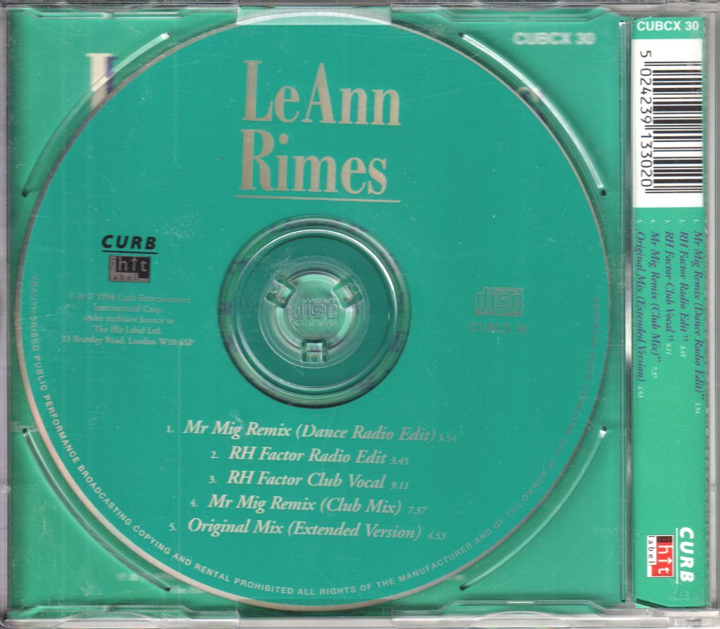 Leann Rimes - How Do I Live - Cd