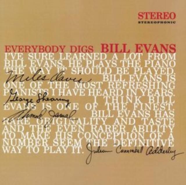 Bill Evans - Everybody Digs Bill Evans - Lp