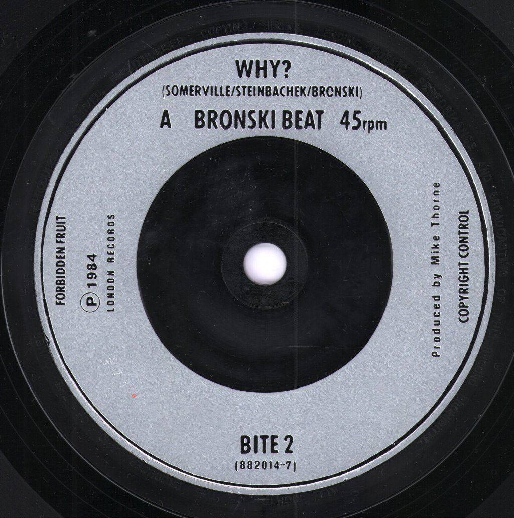 Bronski Beat - Why - 7 Inch