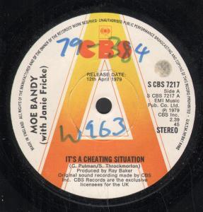 Moe Bandy - It's A Cheating Situation - 7 Inch
