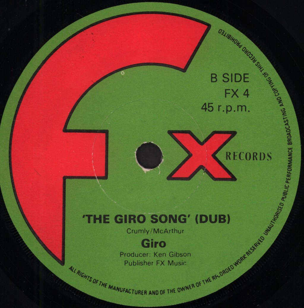 Giro - Giro Song - 7 Inch
