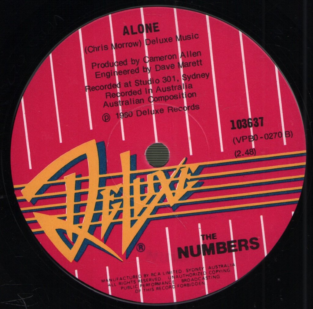 Numbers (Power Pop) - A Five Letter Word - 7 Inch