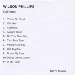 Wilson Phillips - California - Cdr