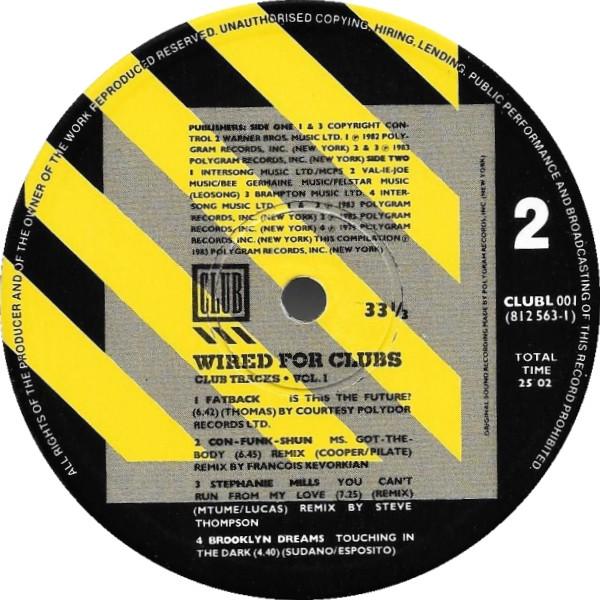 Various Artists - Wired For Clubs Club Tracks Vol.1 - Lp
