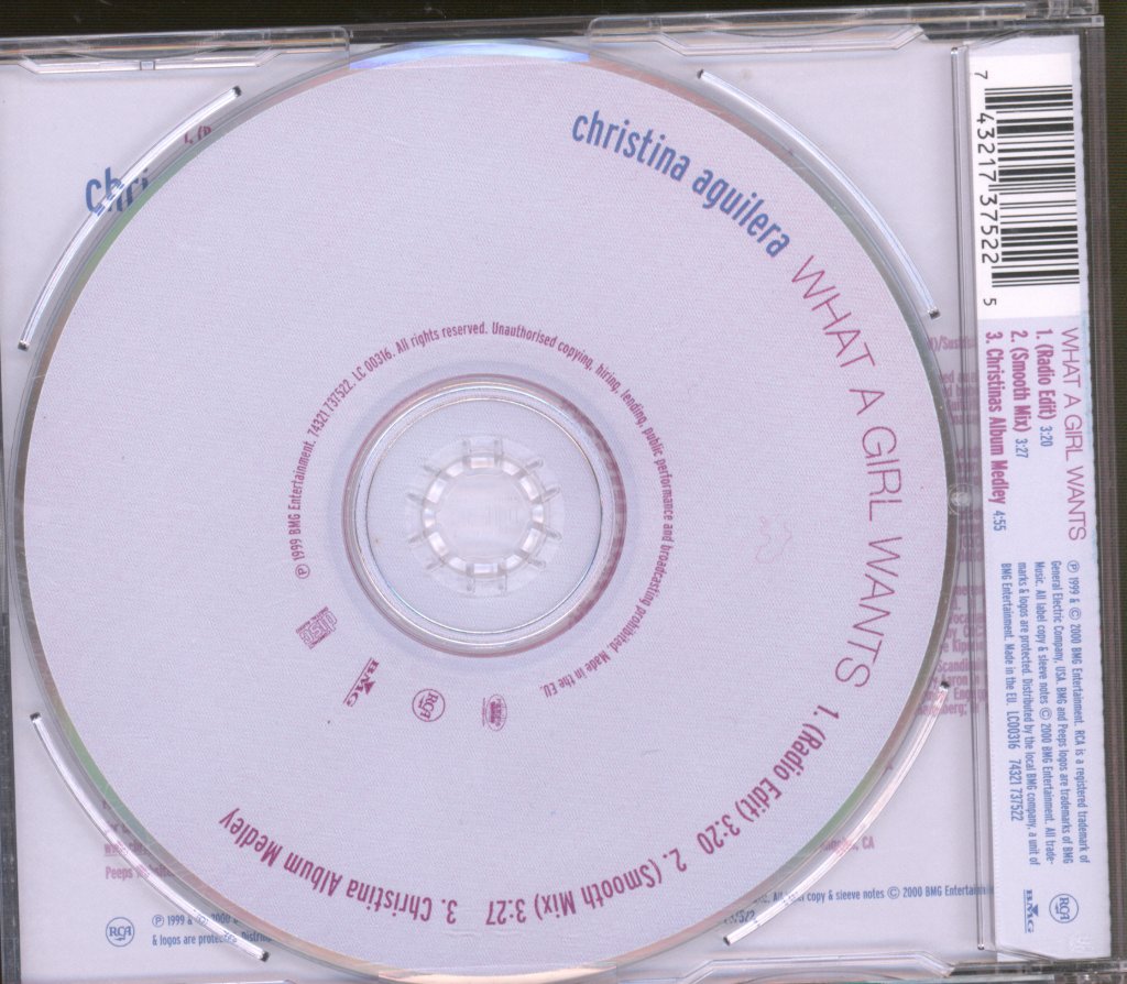 Christina Aguilera - What A Girl Wants - Cd