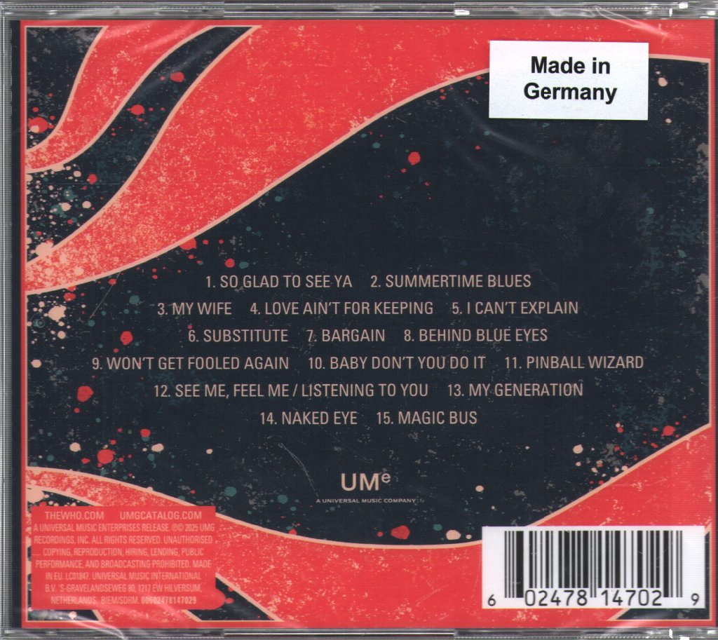 Who - Live at the Oval 1971 - Cd