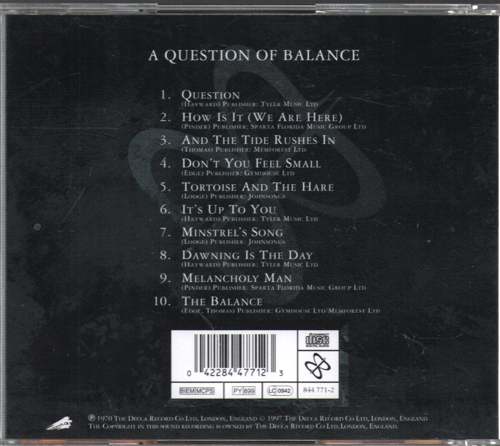 Moody Blues - A Question Of Balance - Cd