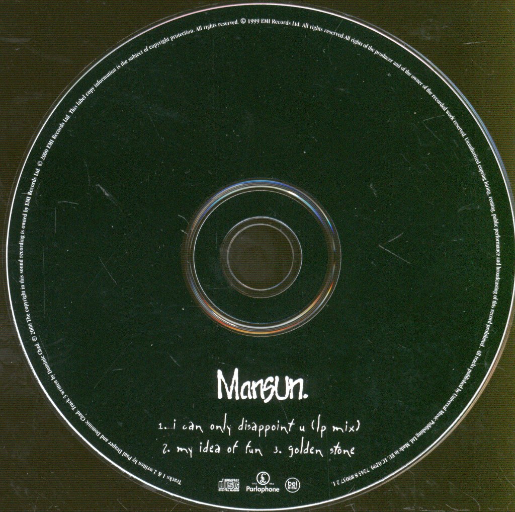 Mansun - I Can Only Disappoint U - Cd