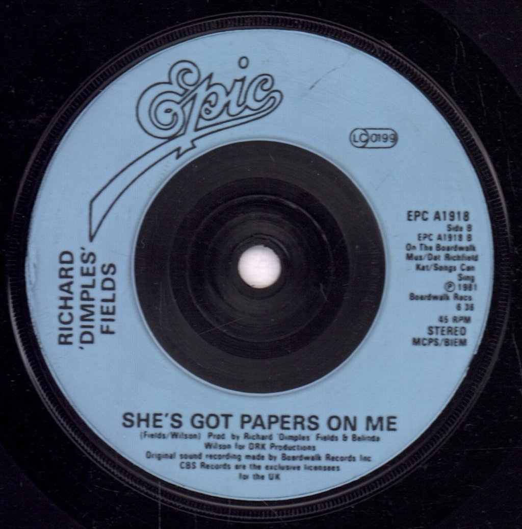 Richard Dimples Fields - I've Got To Learn To Say No - 7 Inch