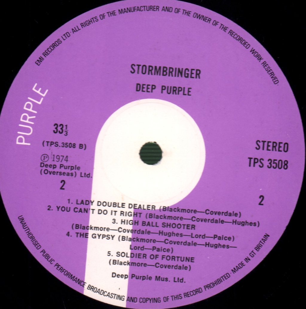 Deep Purple - Stormbringer - Lp
