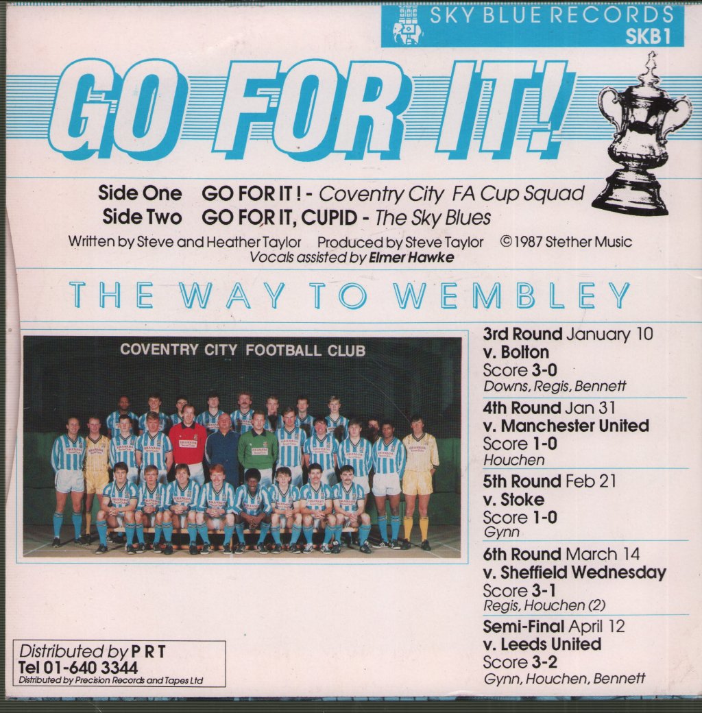 Coventry City F.a.cup Squad - Go For It! - 7 Inch