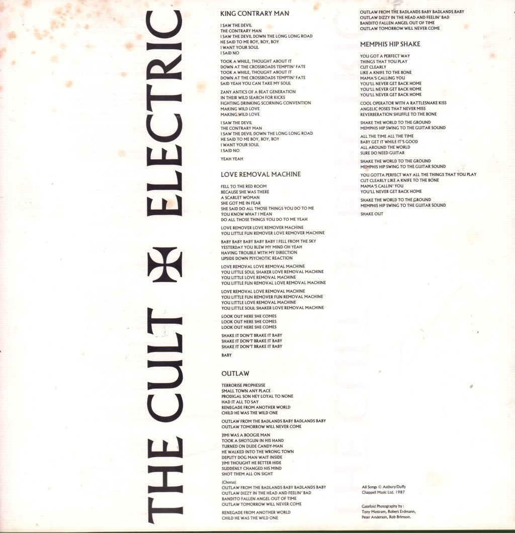Cult - Electric - Lp