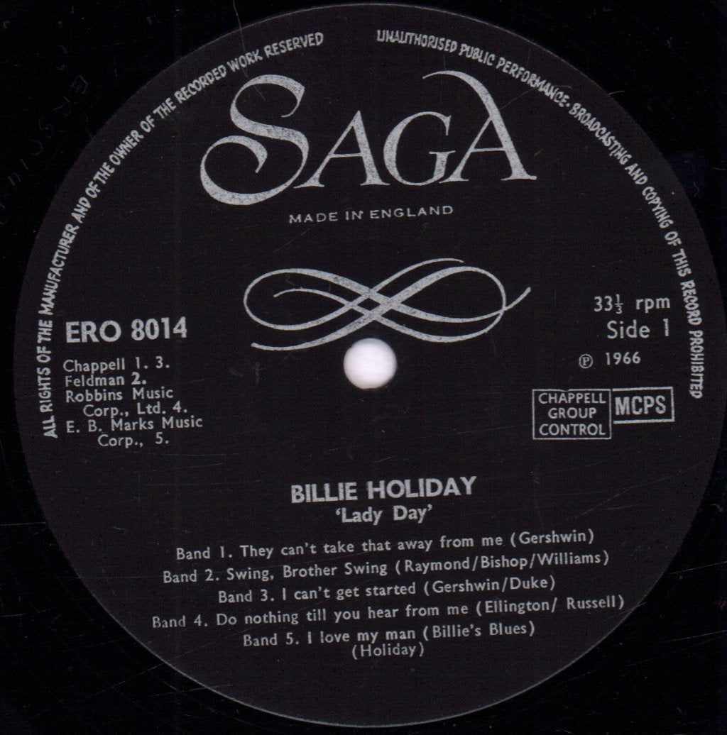 Billie Holiday - Lady Day - Lp