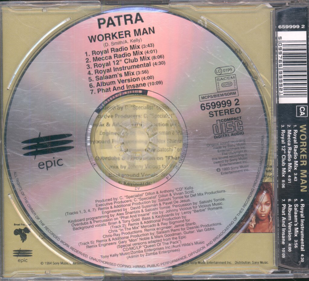 Patra - Worker Man - Cd