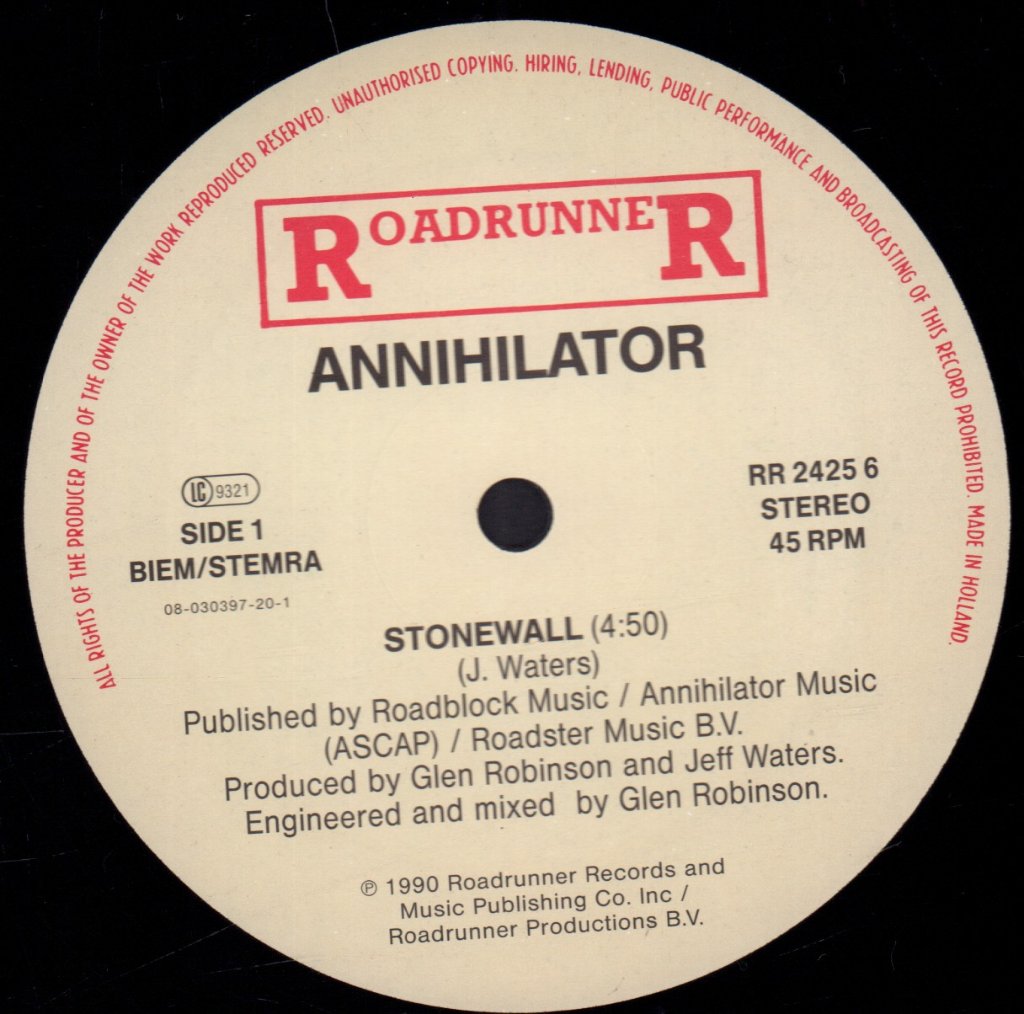 Annihilator - Stonewall - 12 Inch