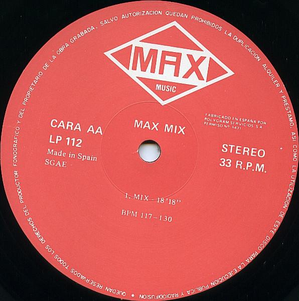 Mike Platinas & Javier Ussia - Max Mix El Primer Megamix Espanol - Lp