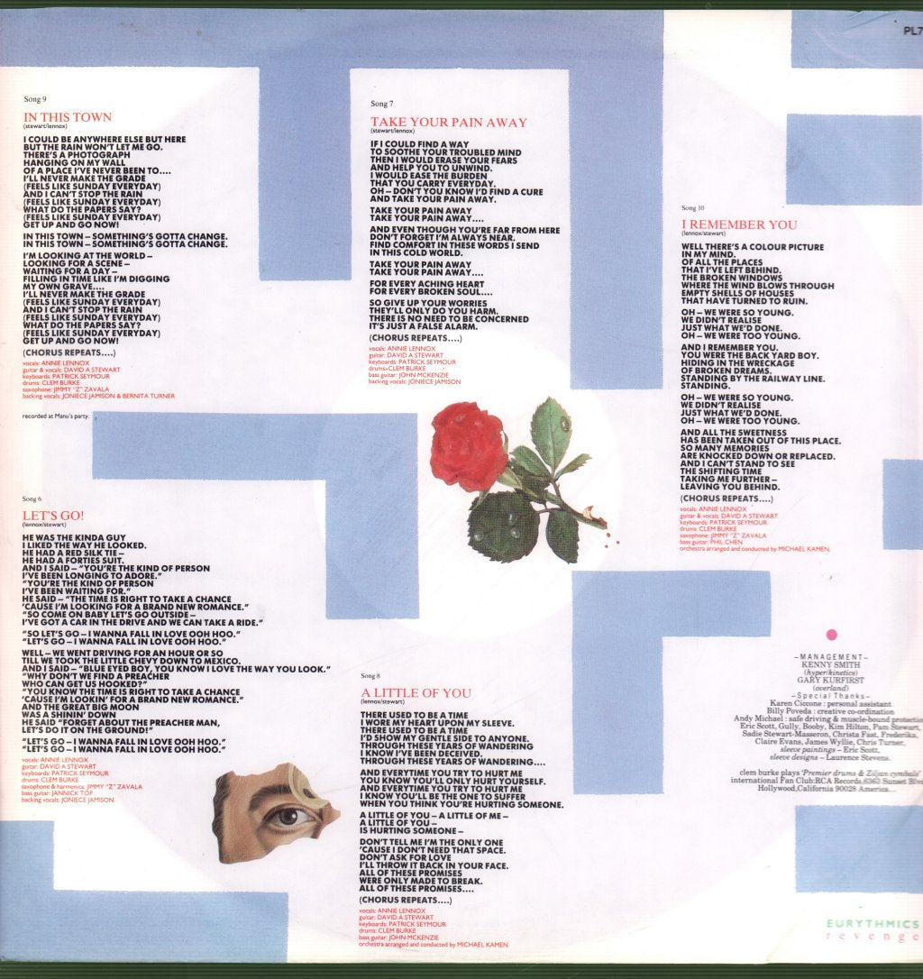 Eurythmics - Revenge - Lp