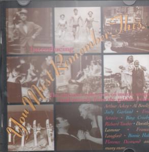 Various Artists - You Must Remember This Sampler - Cd