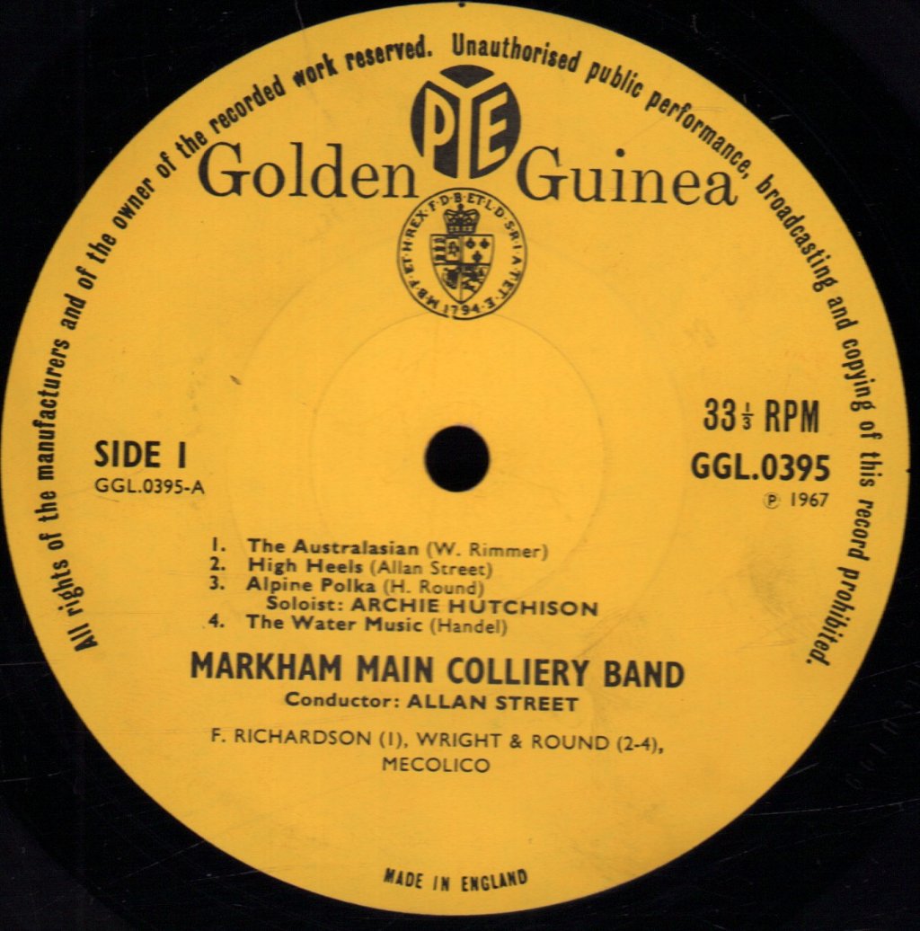 Markham Main Colliery Band - Streets Ahead - Lp