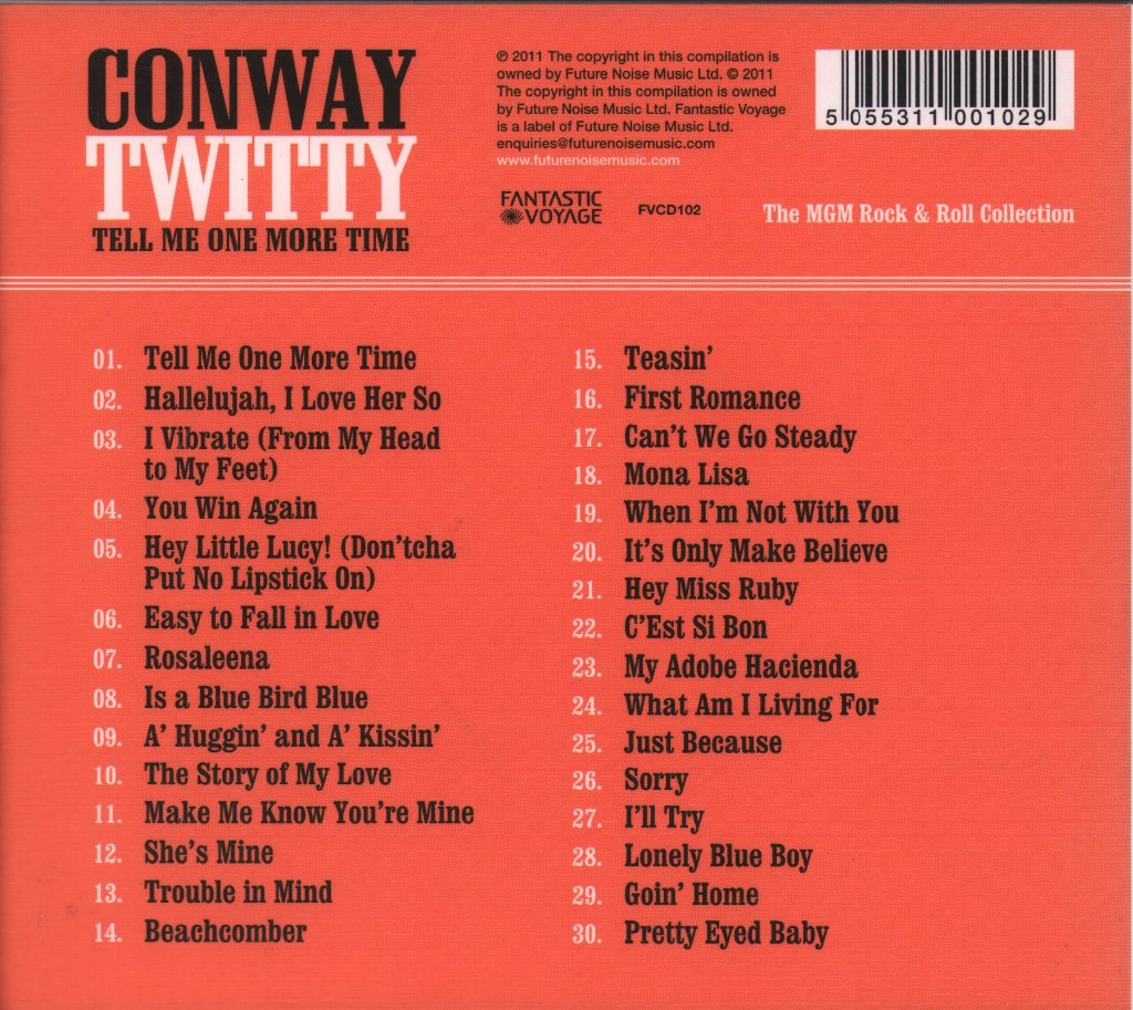 Conway Twitty - Tell Me One More Time - The MGM Rock & Roll Collection - Cd