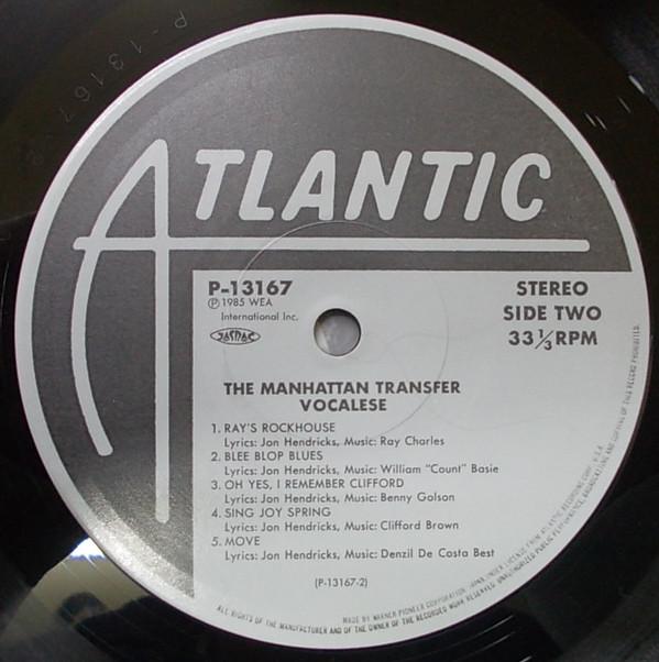 Manhattan Transfer - Vocalese - Lp