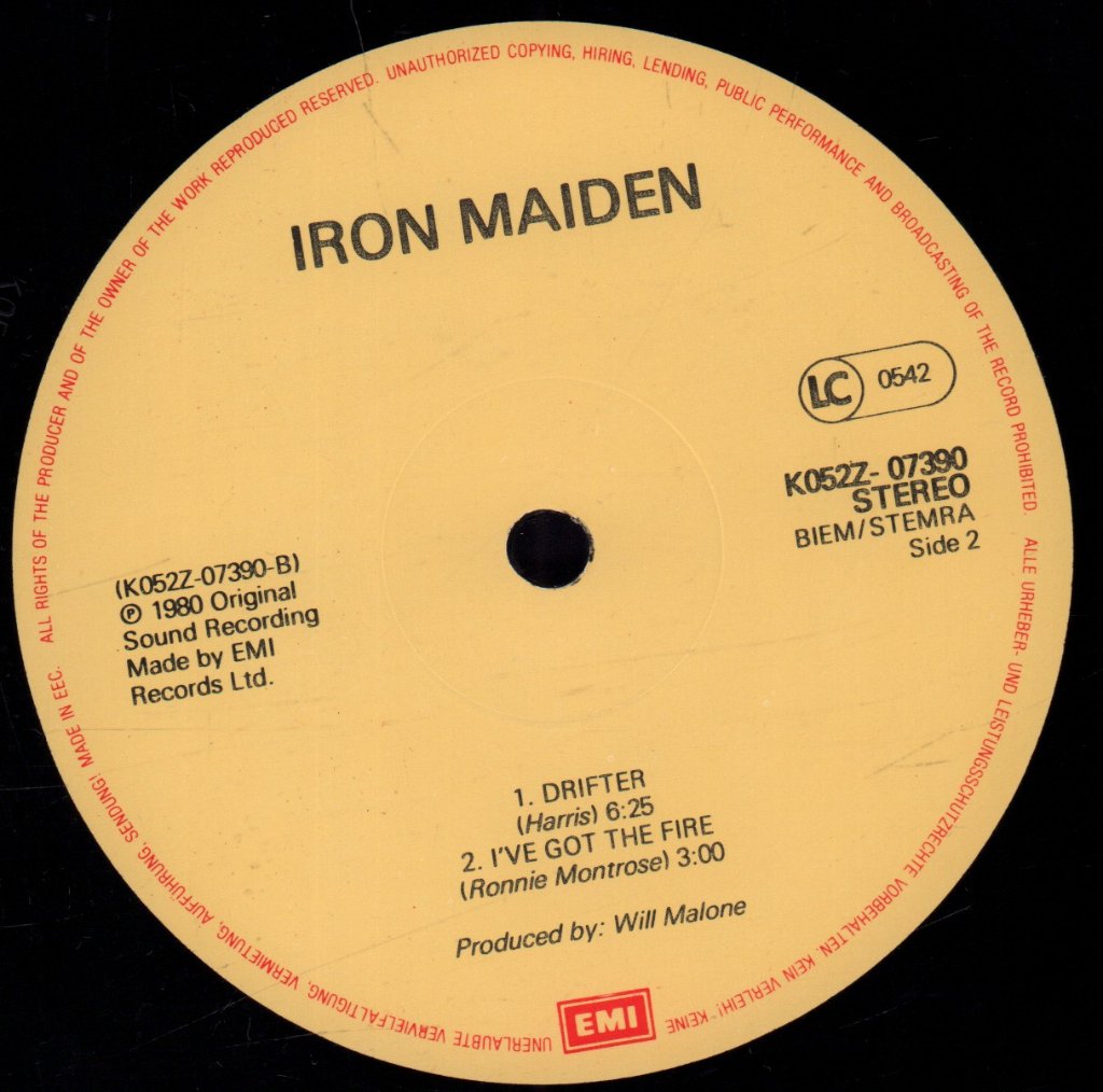 Iron Maiden - Sanctuary - 12 Inch