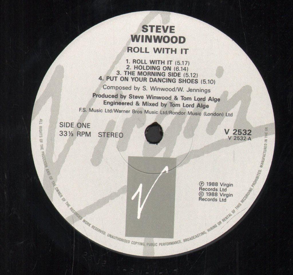 Steve Winwood - Roll With It - Lp