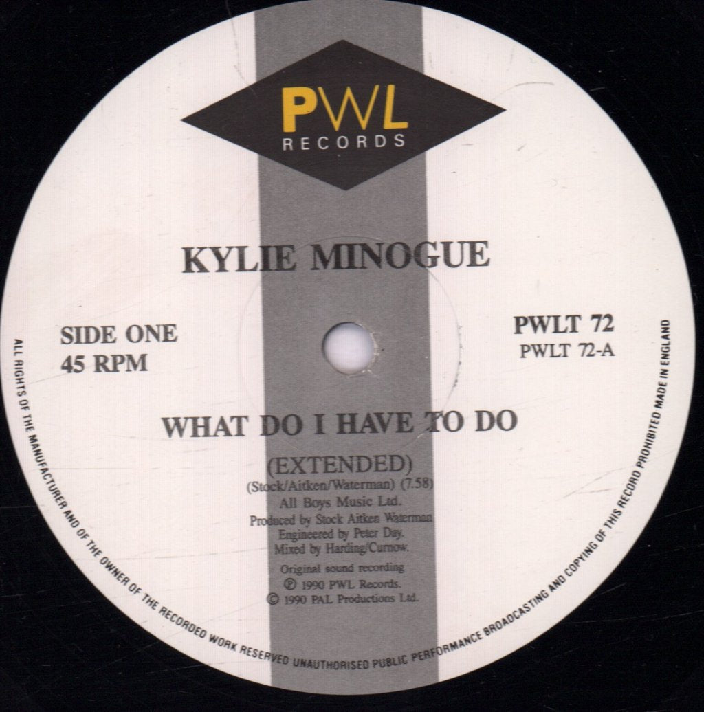 Kylie Minogue - What Do I Have To Do - 12 Inch