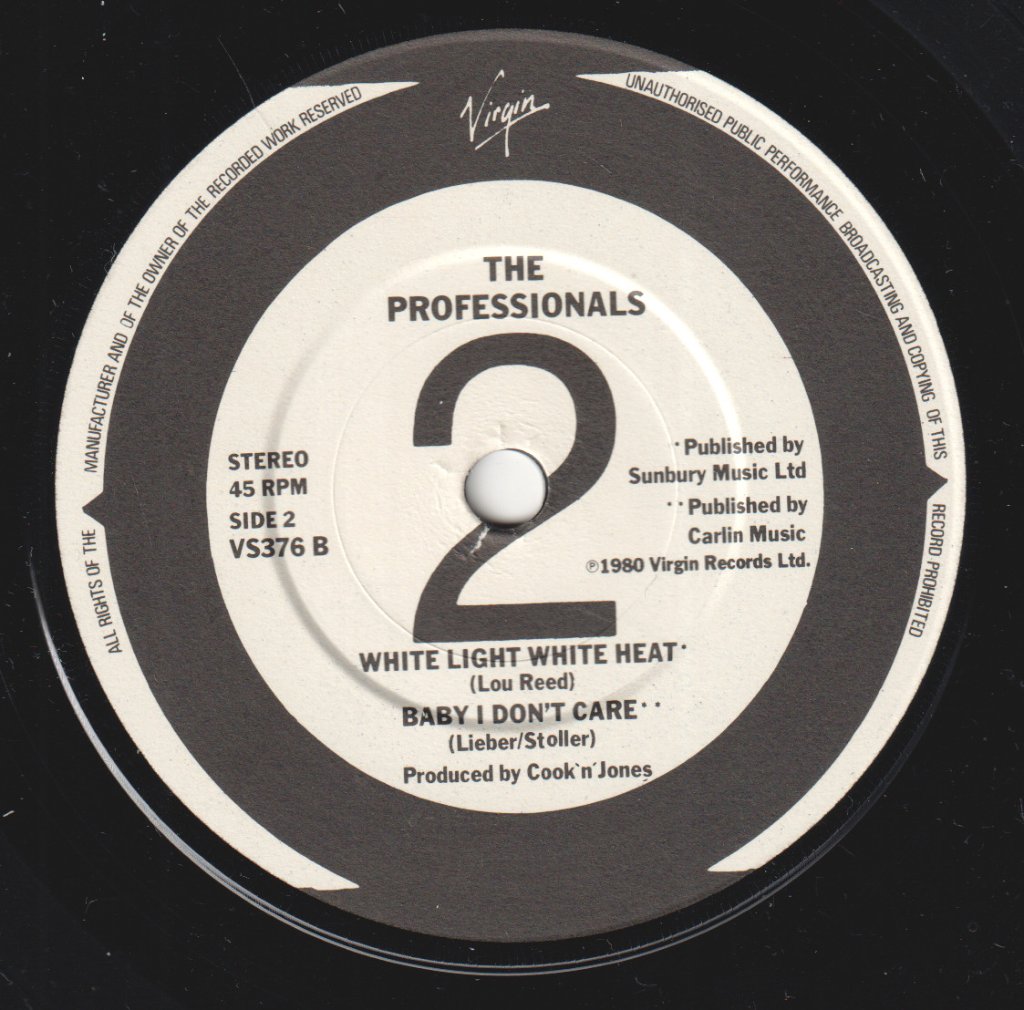 Professionals (Punk Group) - One Two Three - 7 Inch