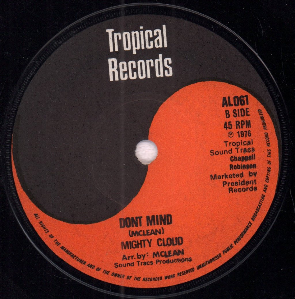 paul davidson / mighty cloud - I Need You / don't mind - 7 Inch