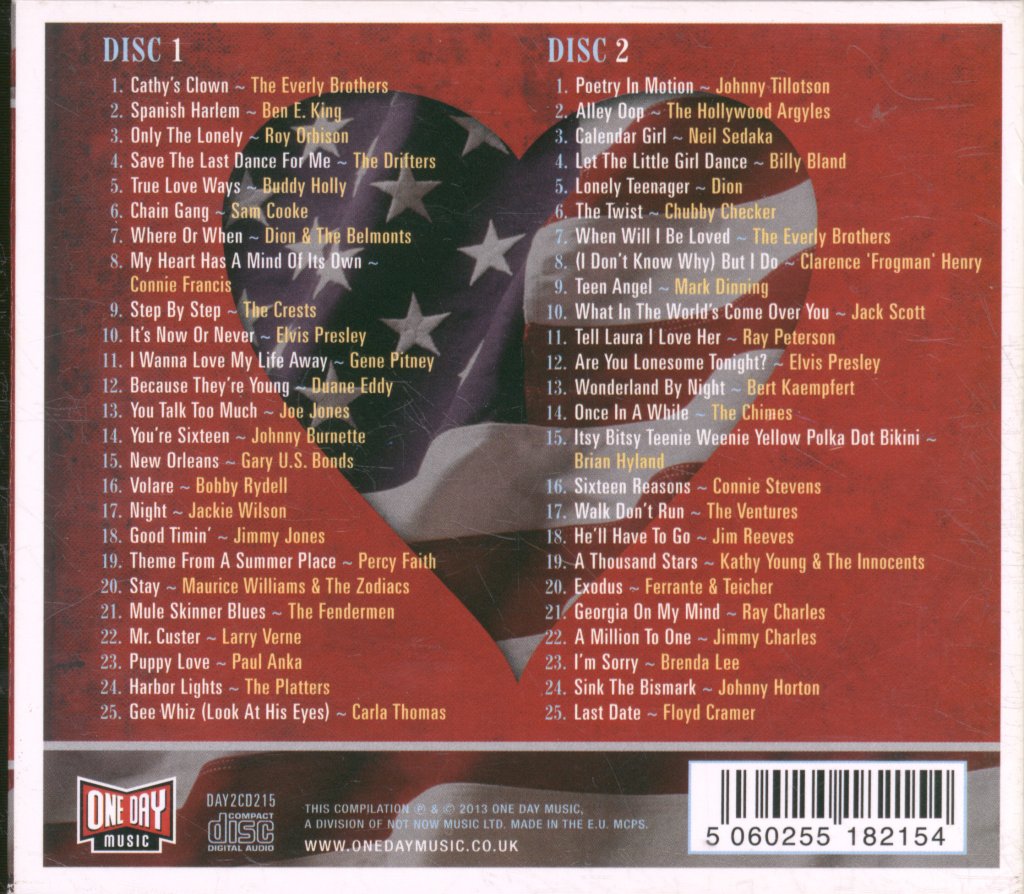 Various Artists - American Heartbeat 1960 - Double Cd