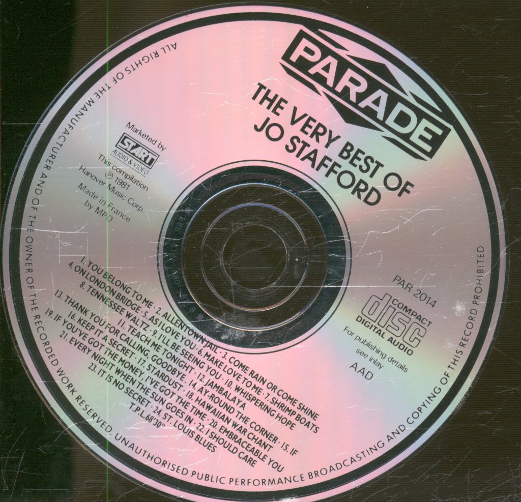 Jo Stafford - Very Best Of - Cd