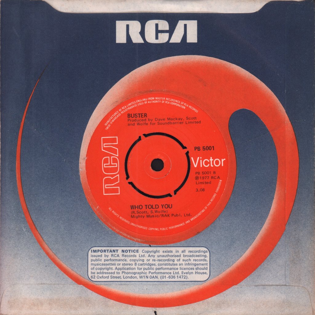 Buster - Love Rules - 7 Inch