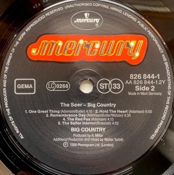 Big Country - Seer - Lp